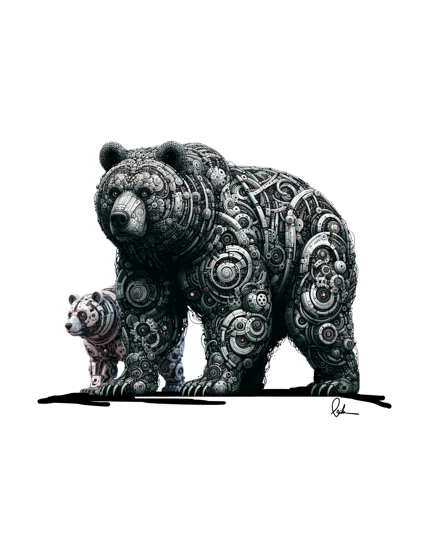 Mechanical Family Bears T-Shirt