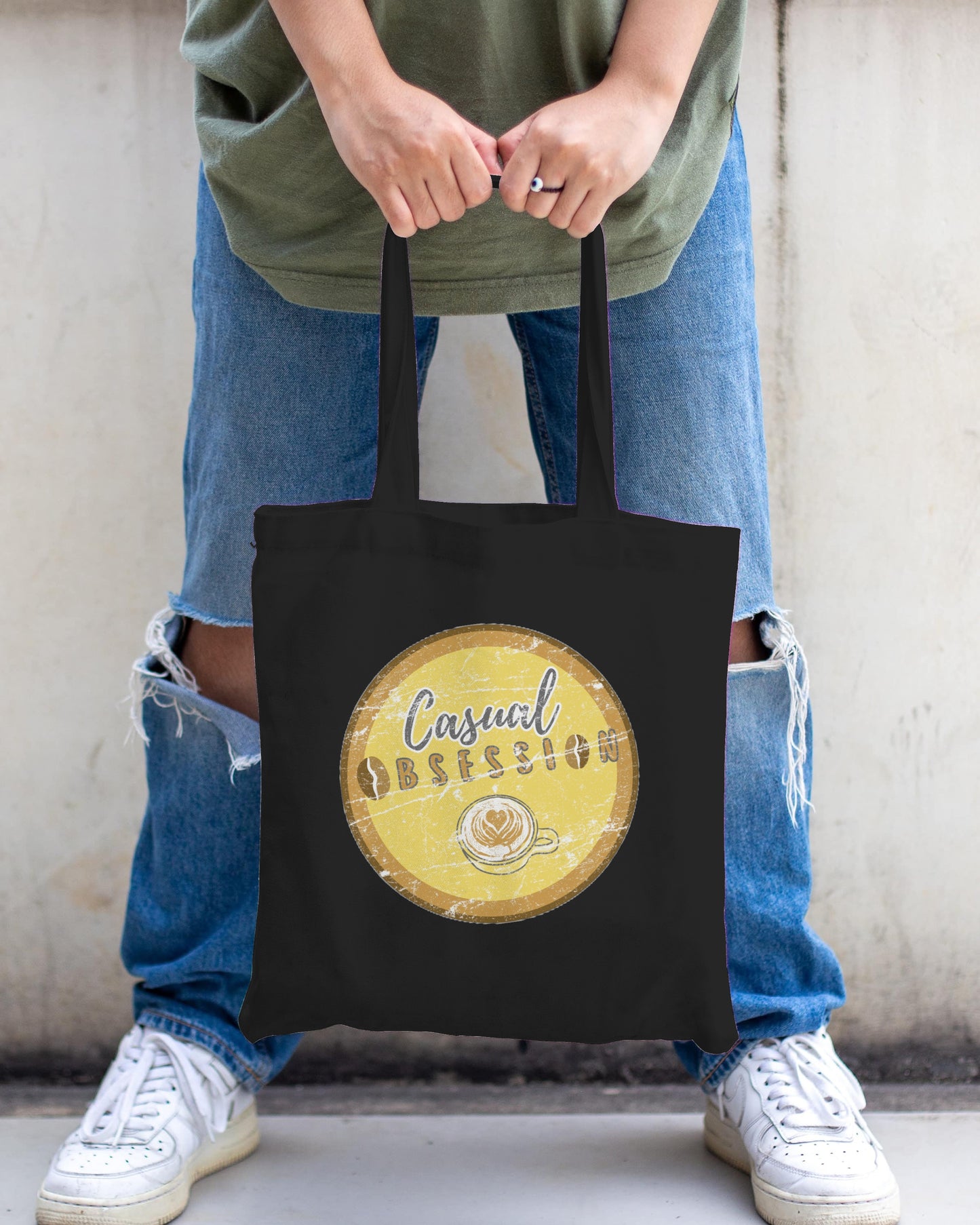 Casual Obsession Cotton Tote Bag