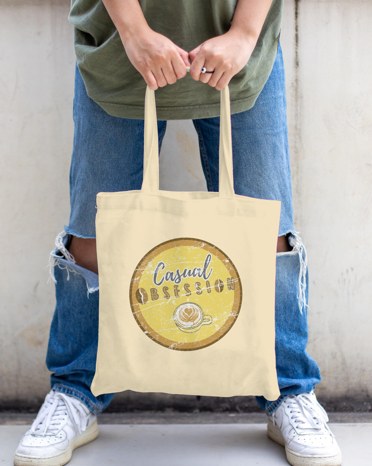Casual Obsession Cotton Tote Bag