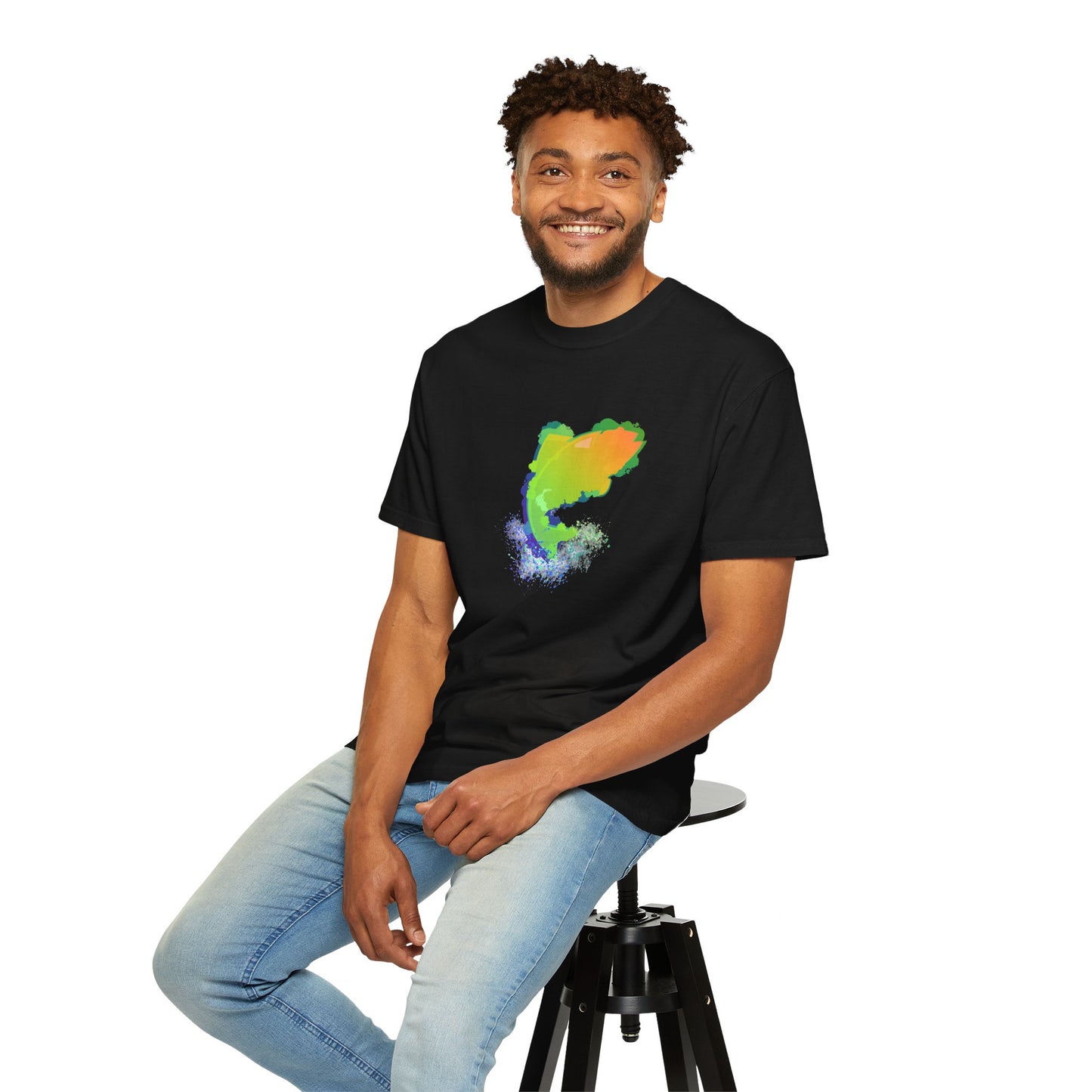 Leaping Neon Fish T-Shirt