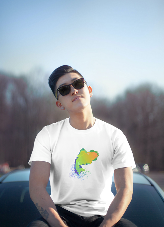 Leaping Neon Fish T-Shirt