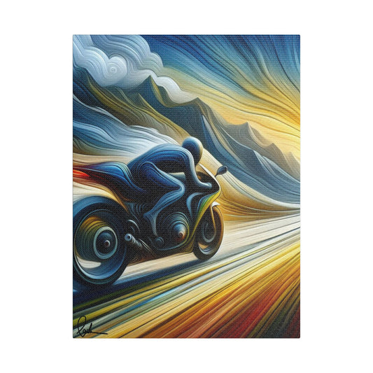 Rider & Van Gogh Inspired Digital Art