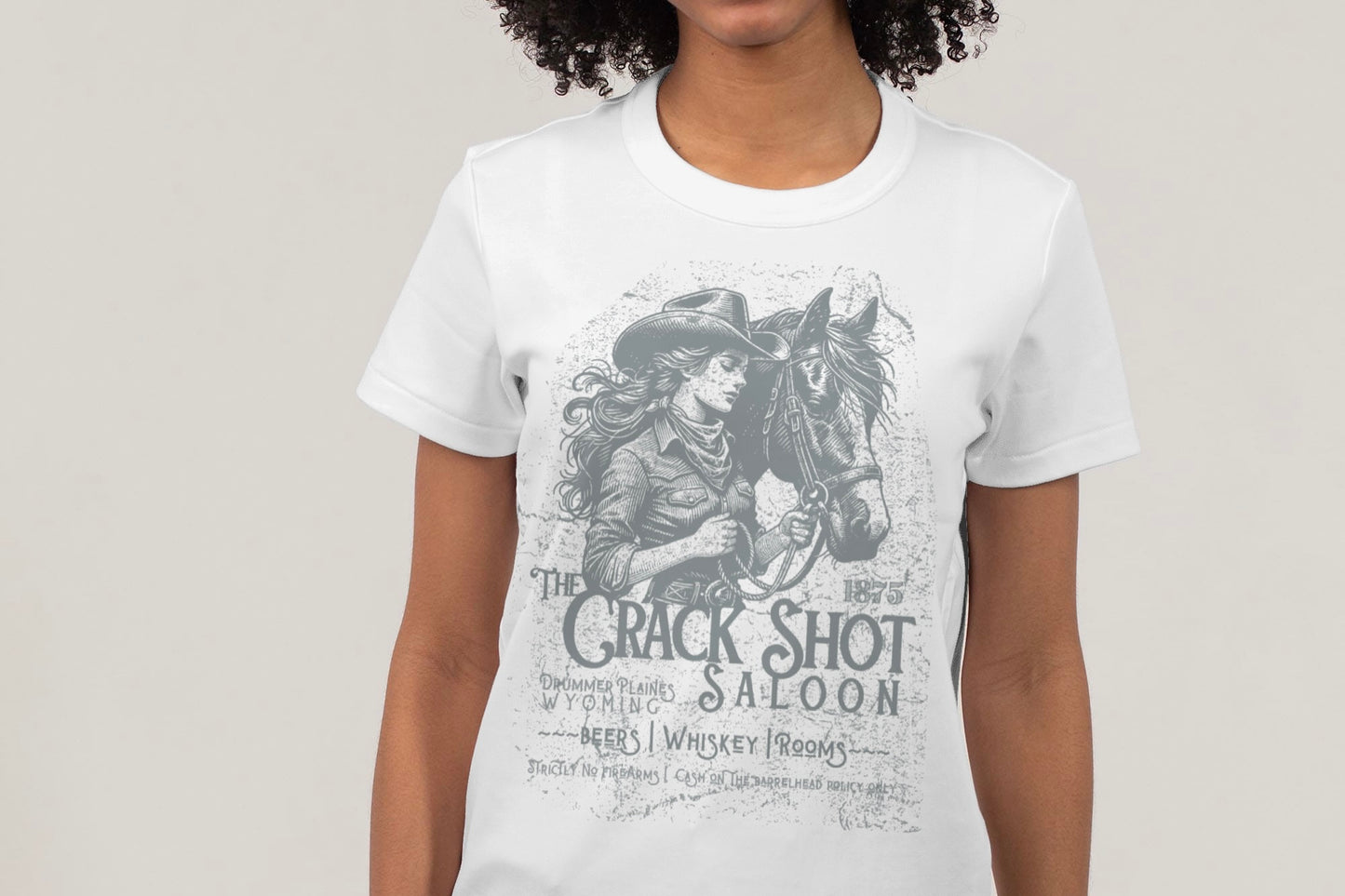“The Crack Shot Saloon” Vintage Western Graphic Tee