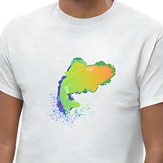 Leaping Neon Fish T-Shirt