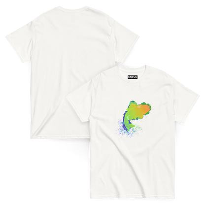 Leaping Neon Fish Bella & Canvas 3001 T-Shirt